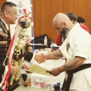 2016 ALL JAPAN REAL FIGHT KARATE TOURNAMENT ZENDOKAI first Kung-Fu (monkeyfist)Master wins MMA Karate tournament at age 45
